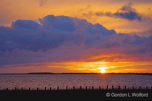 Powderhorn Lake Sunset_27279.jpg - Photographed along the Texas Gulf Coast near Port Lavaca, Texas, USA.